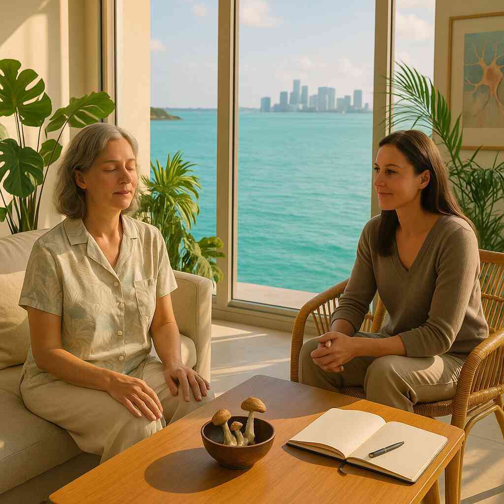 Compare Psilocybin Florida Therapy and CBT Near Miami