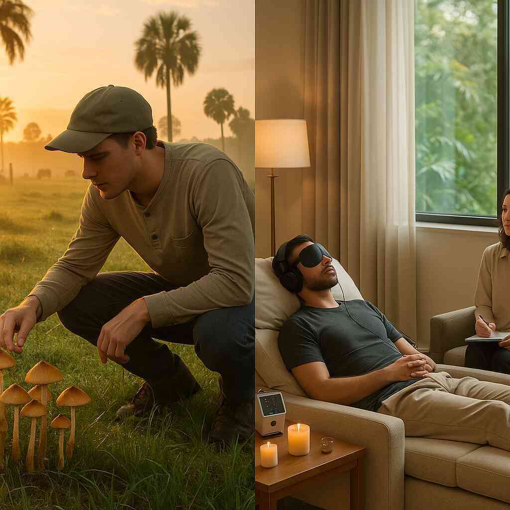 The Difference Between Magic Mushrooms and Psilocybin Therapy